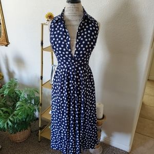 "Kate Spade" Cloud dot midi dress